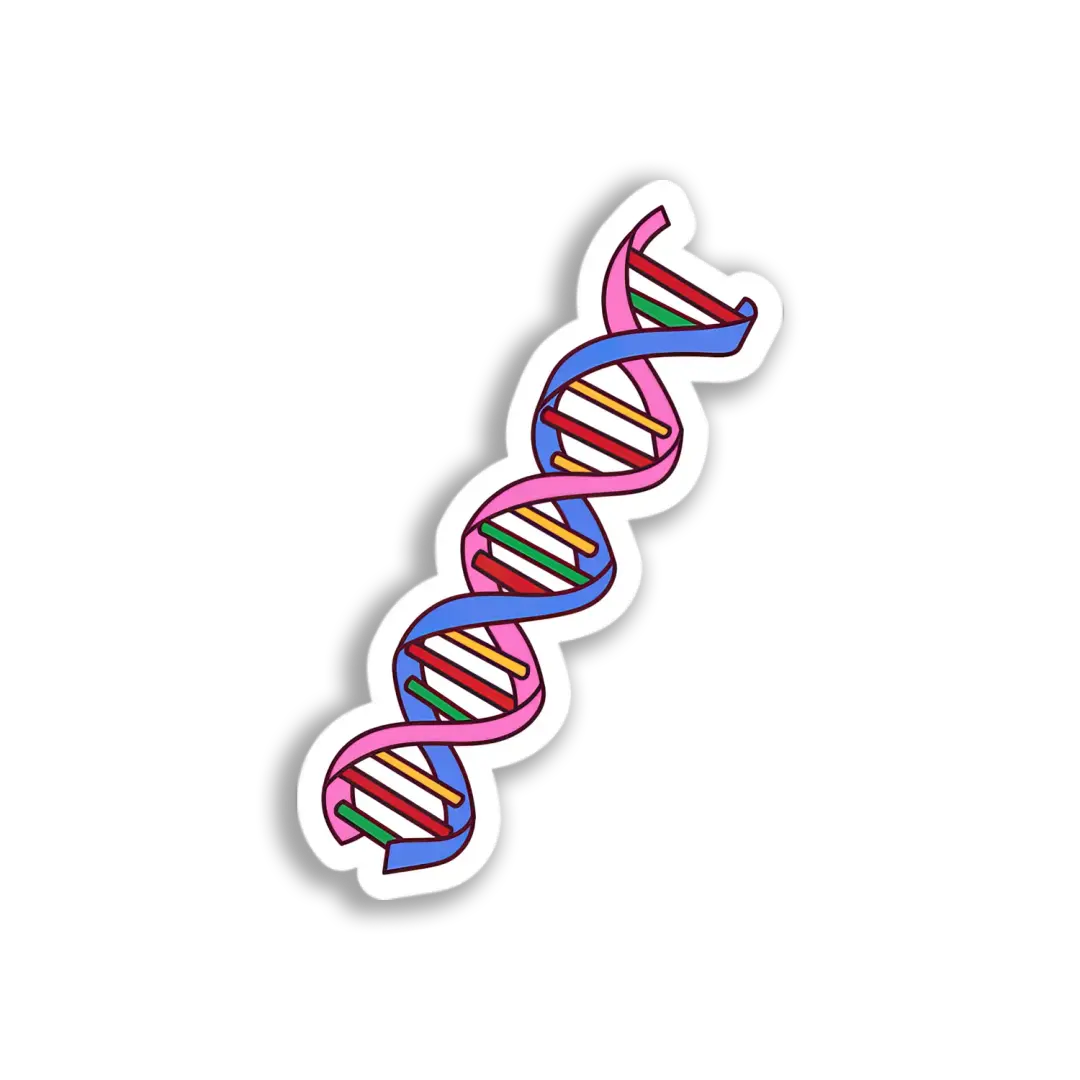 Bunter DNA-Strang Sticker
