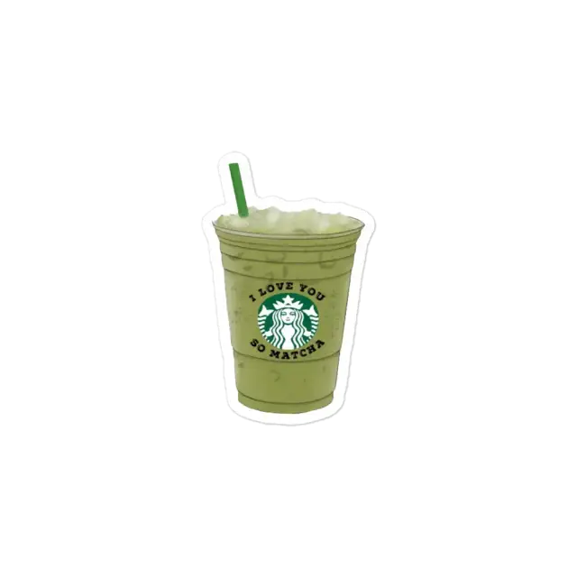 I love you so matcha Sticker