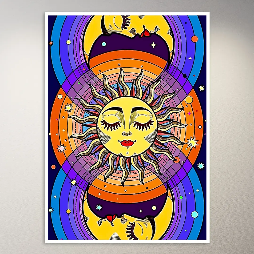 Trippy Kunst-Poster