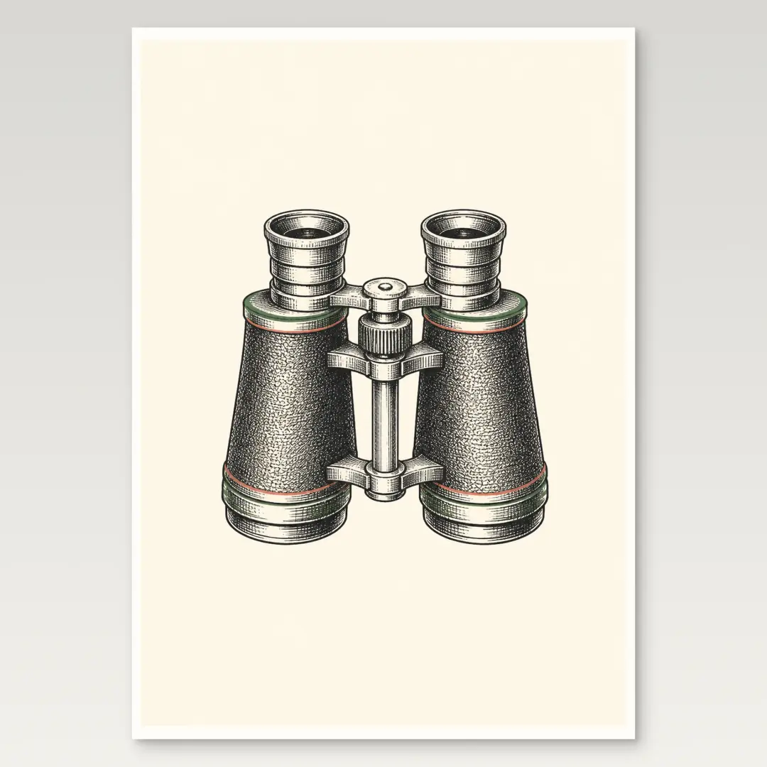 Binoculars Poster