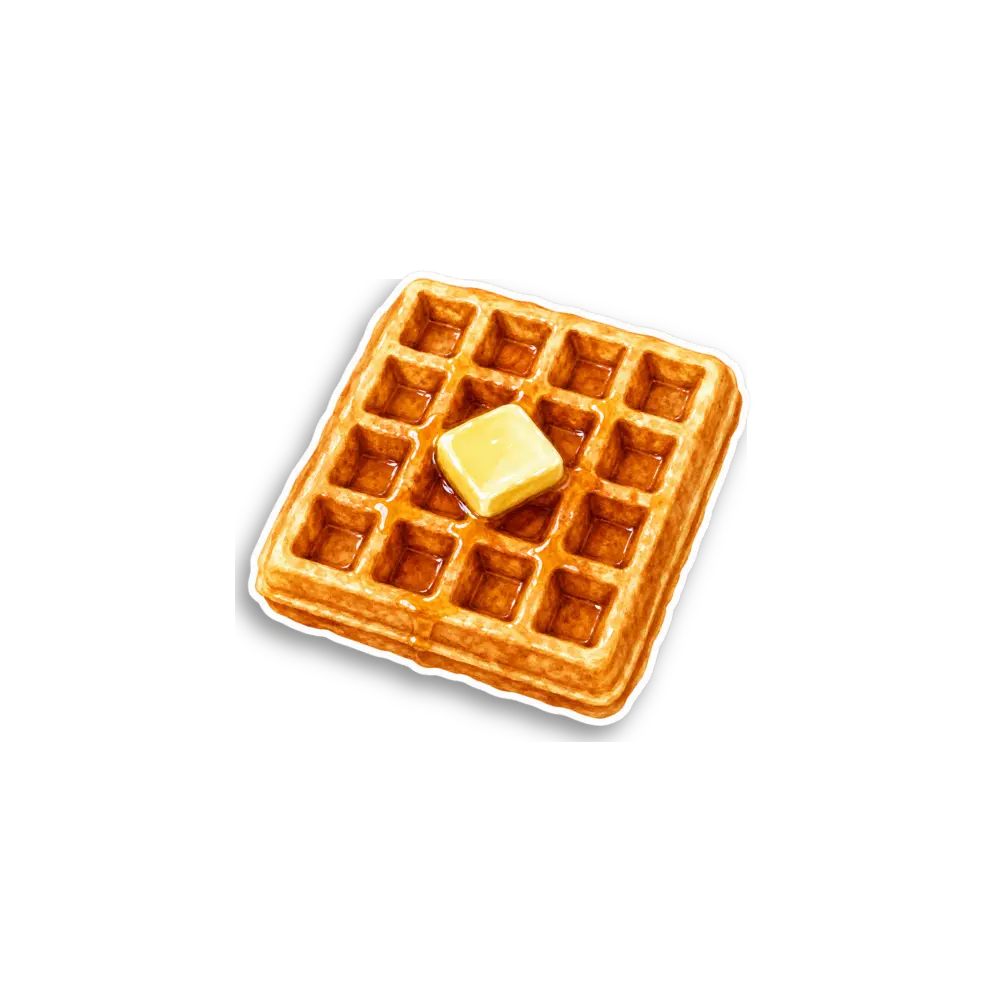 Waffel-Sticker