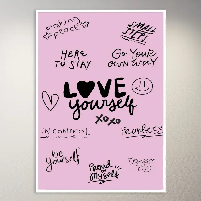 Love Yourself and Dream Big Poster