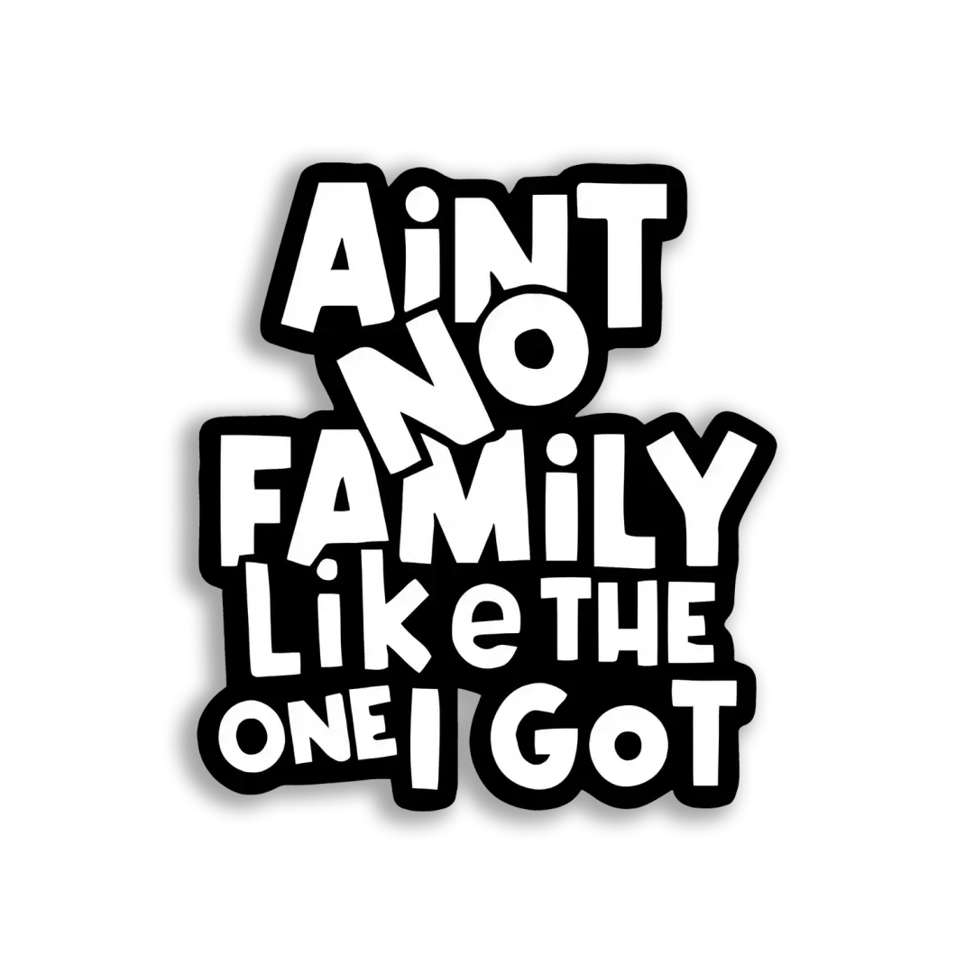Ain't No Family Like the One I Got Sticker