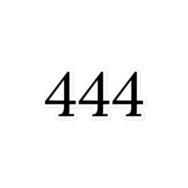 444 Engelszahl Sticker
