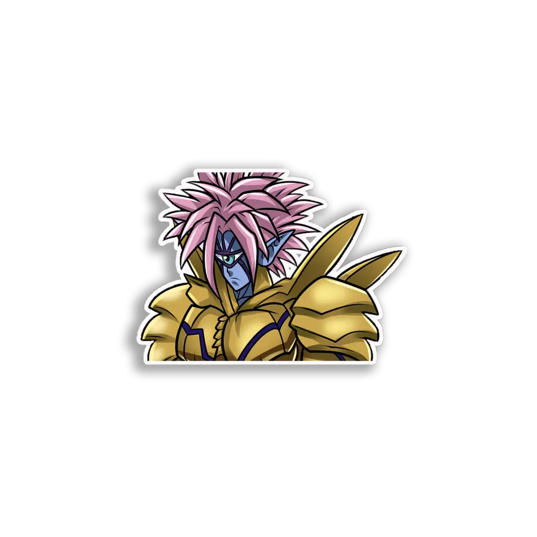 Golden Armored Elf Sticker