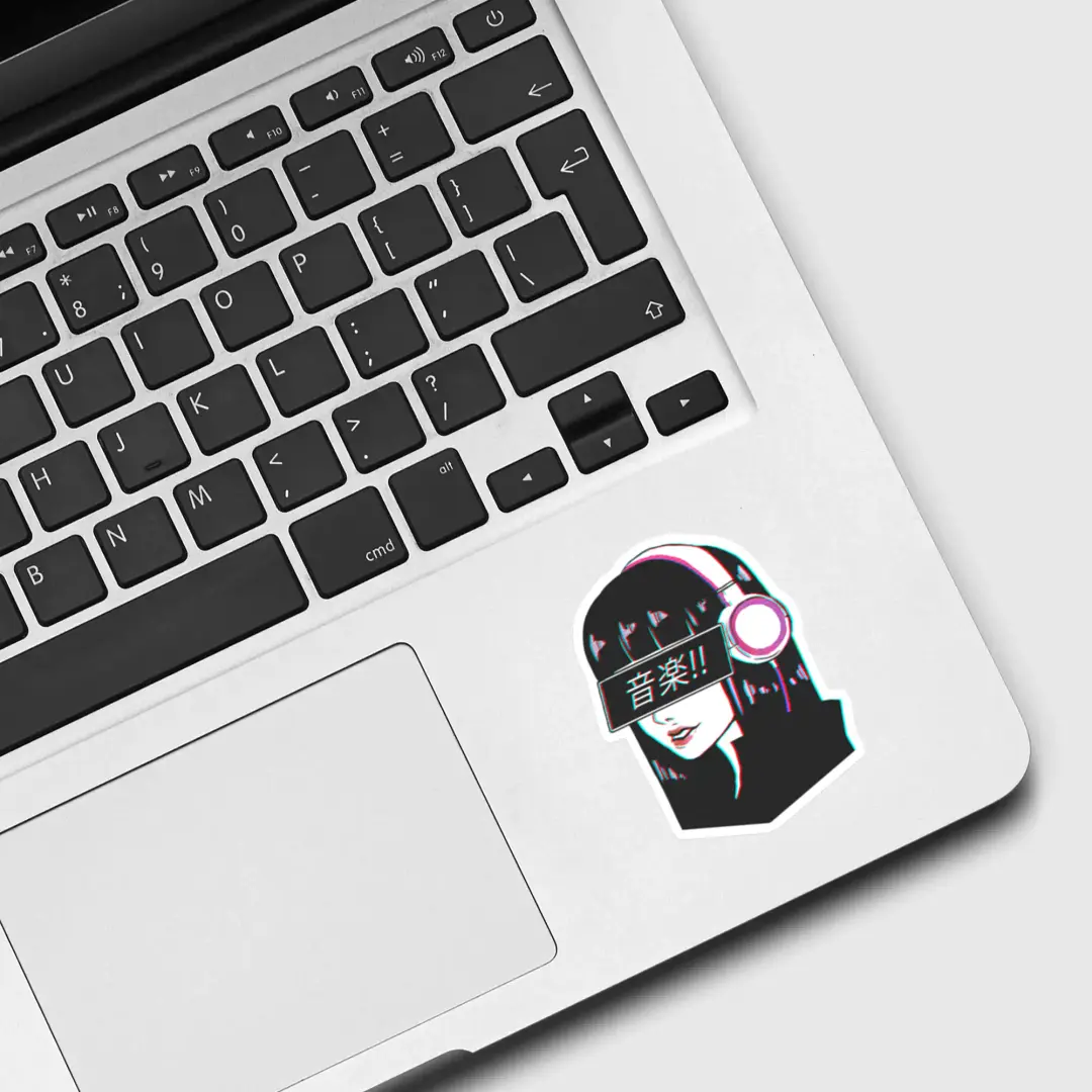 Music - Sad Japanese Aesthetic Sticker