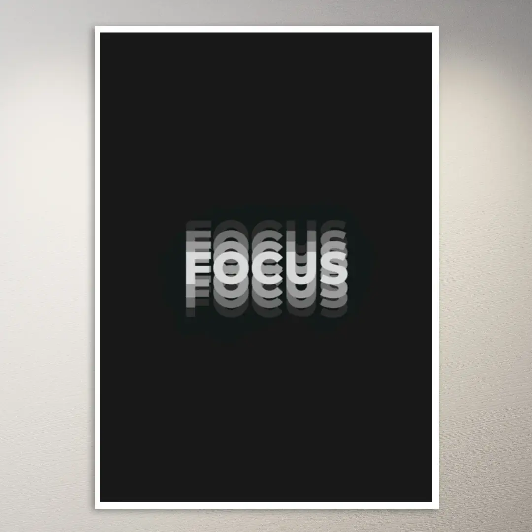 Fokus | Ästhetik-Poster