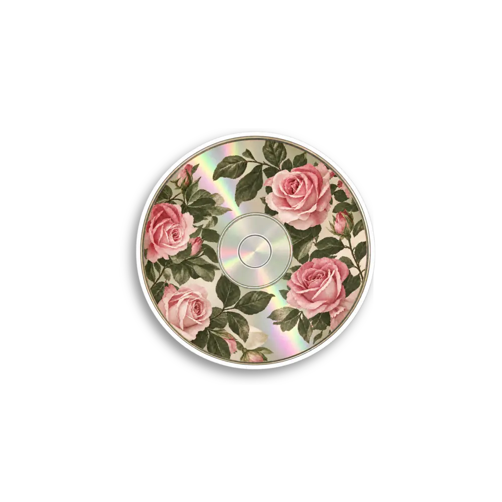 Florale CD Sticker