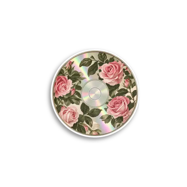Florale CD Sticker
