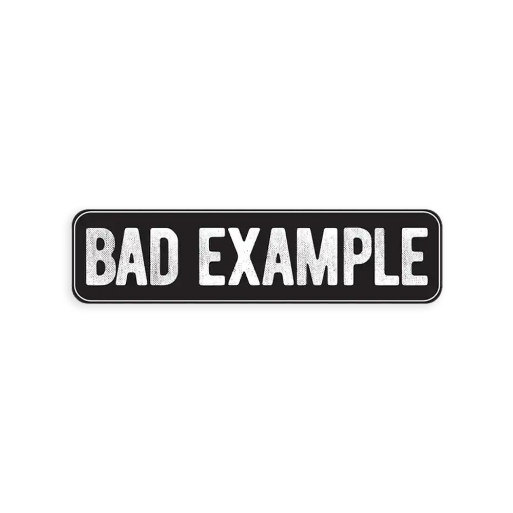 Bed Example Sticker
