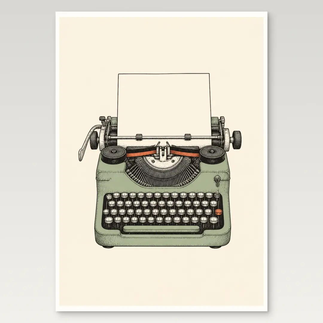 Typewriter Poster
