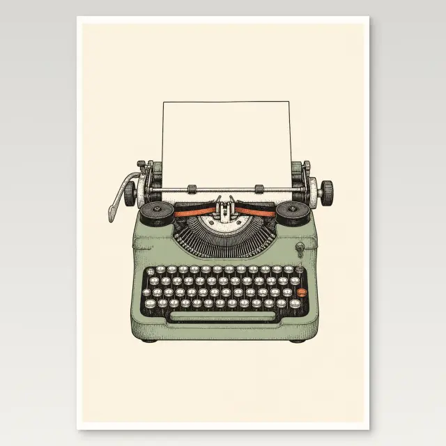 Typewriter Poster