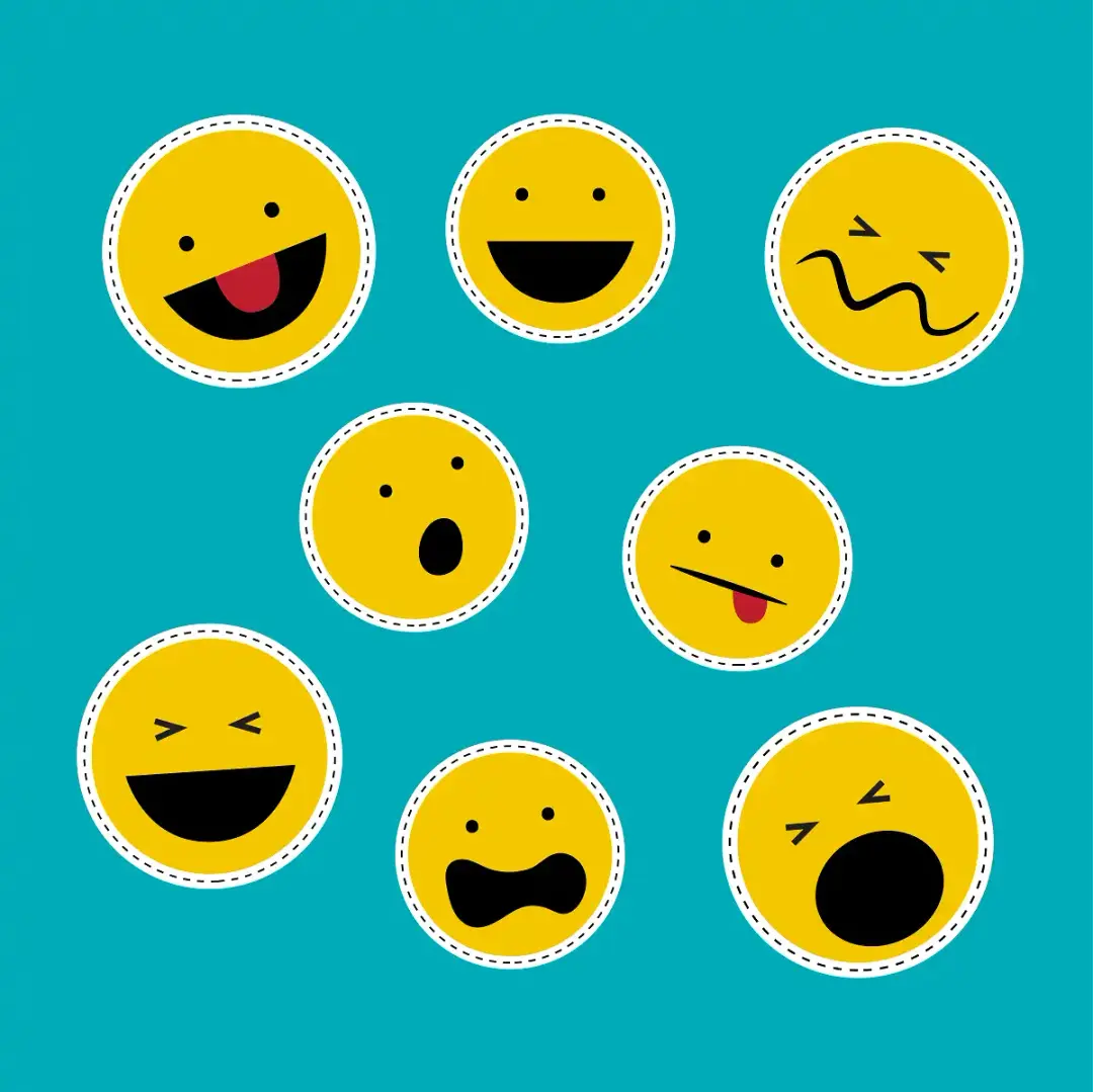 Emoji-Aufnäher VSCO-Sticker