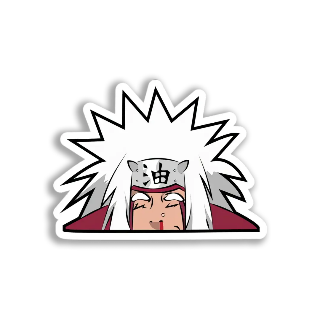 Jiraiya Peeking Decal Sticker