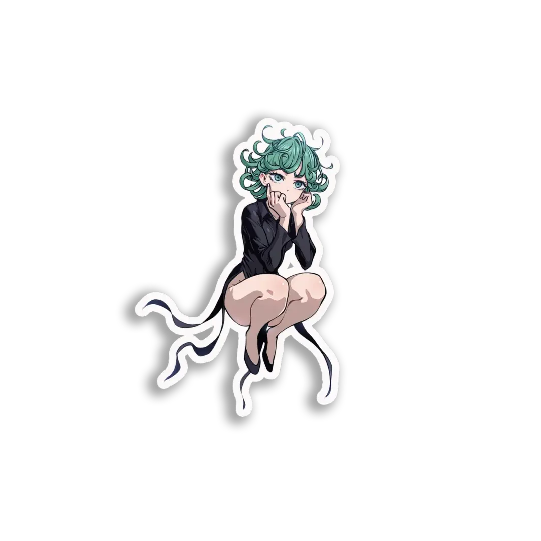 Tatsumaki Anime Art Sticker