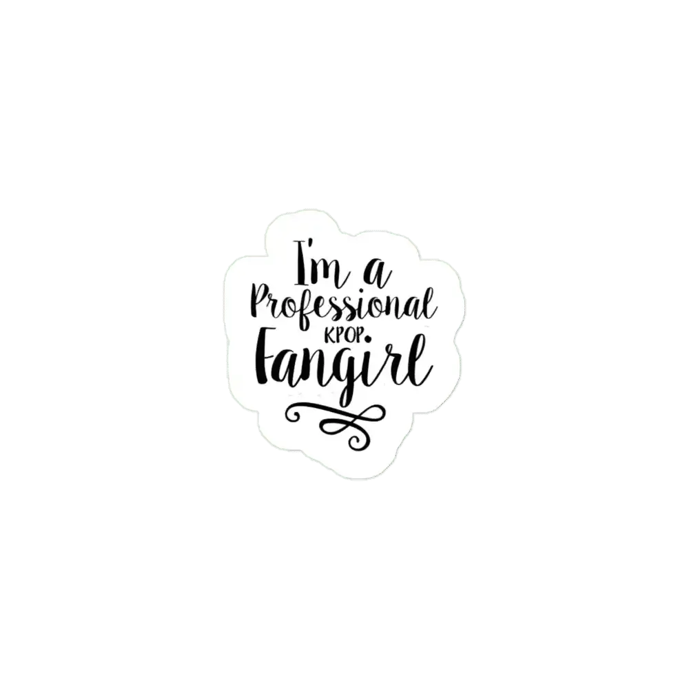 Ich bin ein K-Pop-Fangirl Sticker