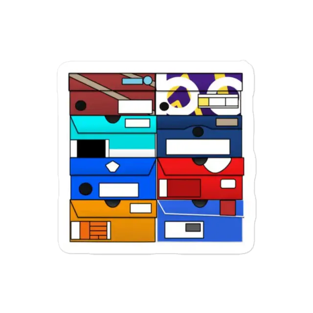 Sneaker-Kartons Sticker