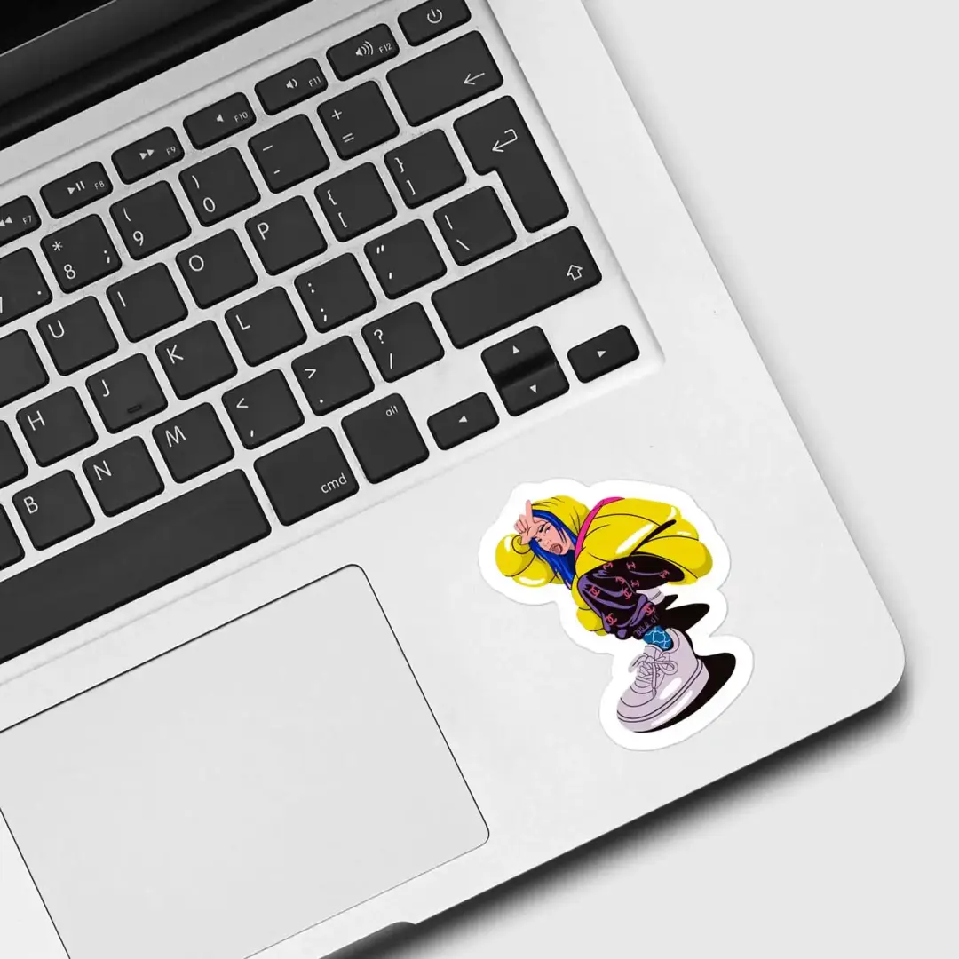 Billie Eilish Loser Pose Sticker