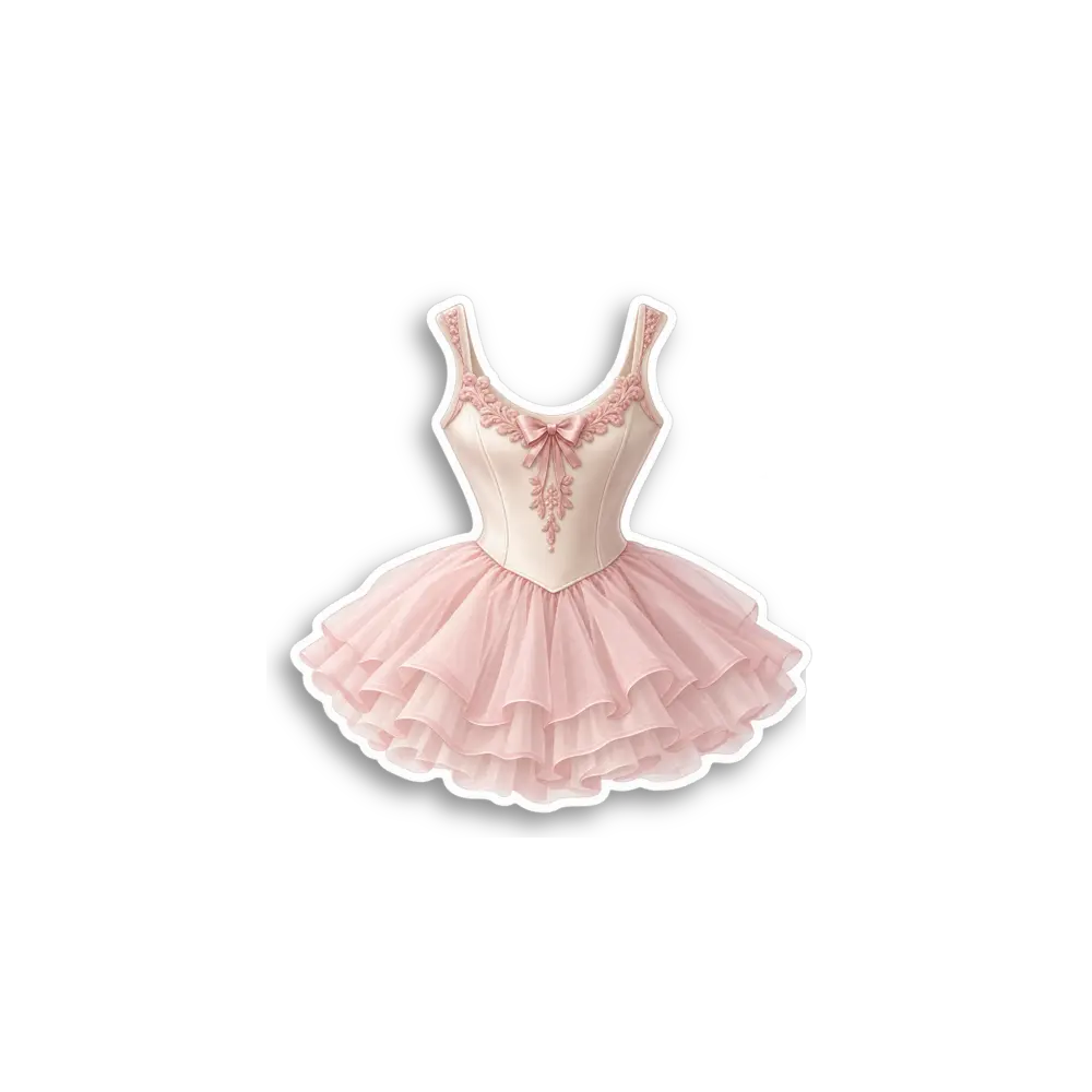 Vintage-Ballettkleid Sticker