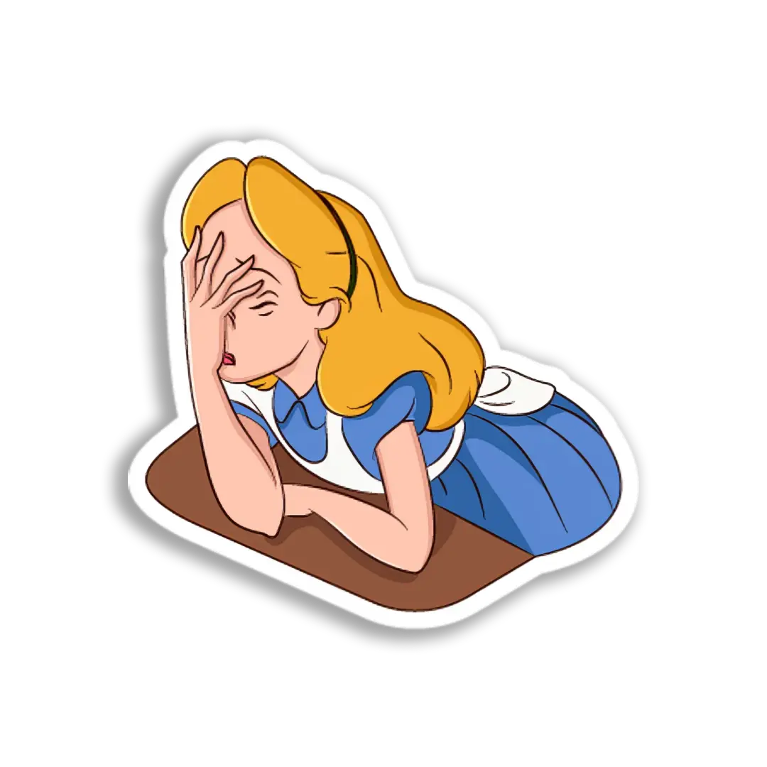 Alice's Regret Sticker