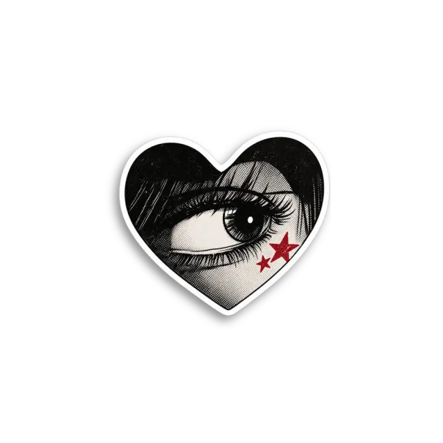 Eye Heart Sticker