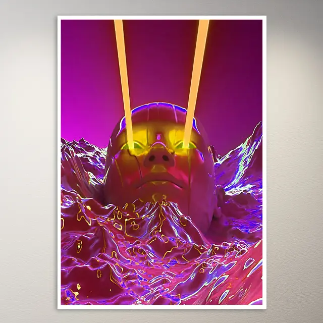 Trippy Kunst-Poster