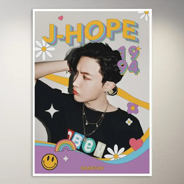 J-Hope BTS inspiriertes Kunst-Poster | K-Pop-Poster | BTS-Poster