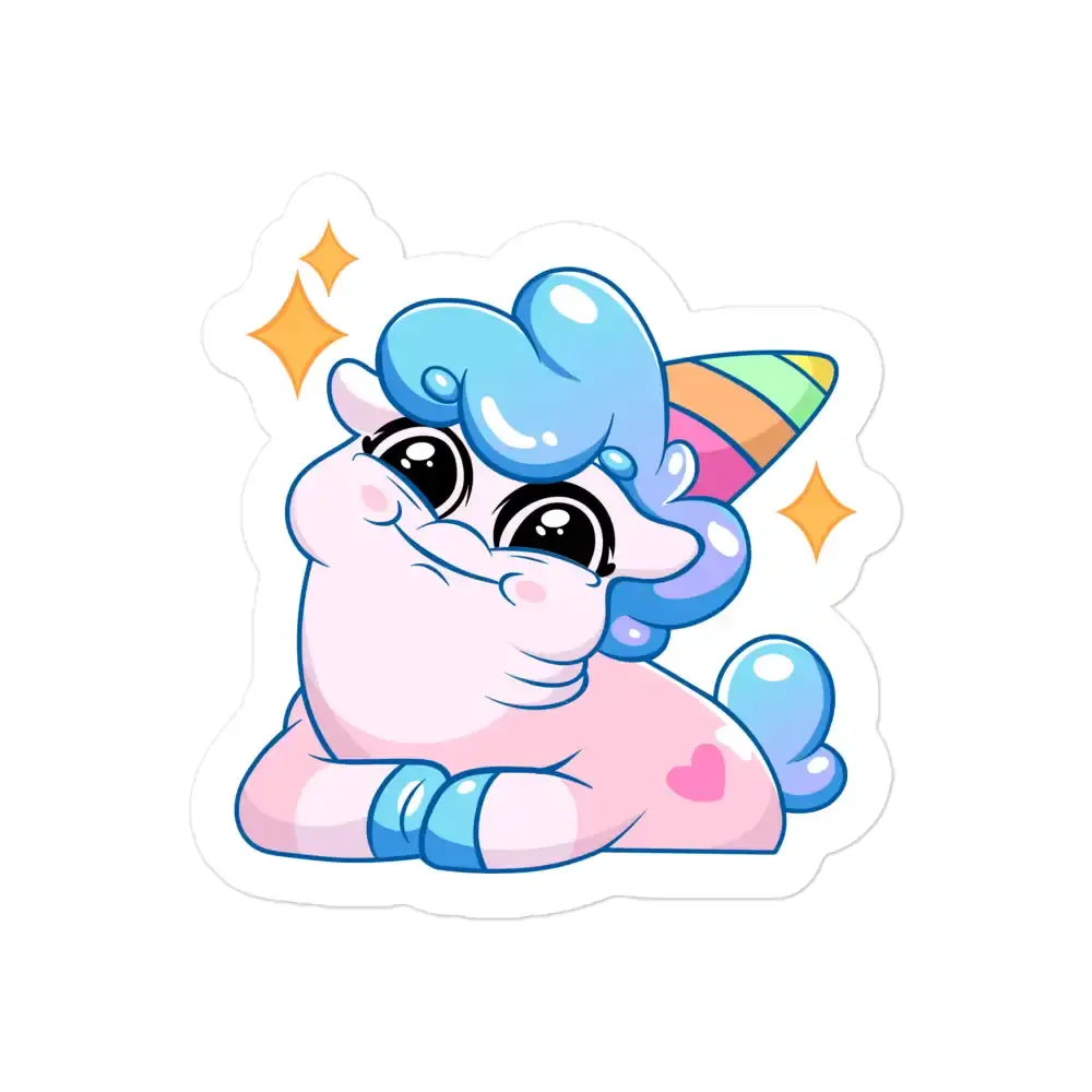 Kleines süßes Einhorn Sticker