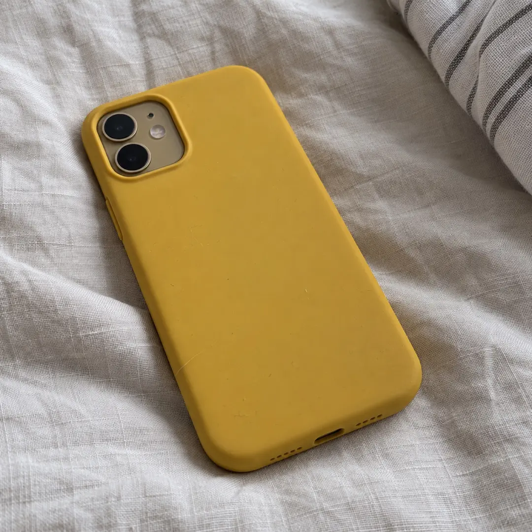 Mustard Silicone Case for iPhone