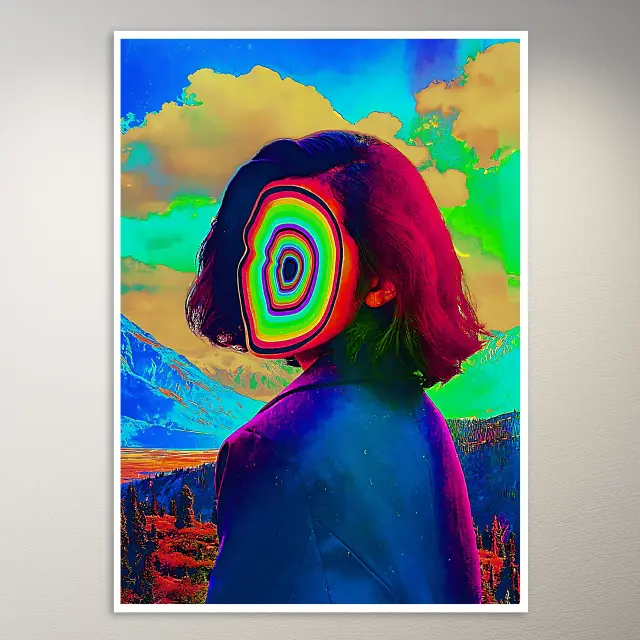 Trippy Kunst-Poster