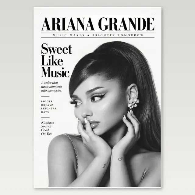 Ariana Editorial A4 Poster