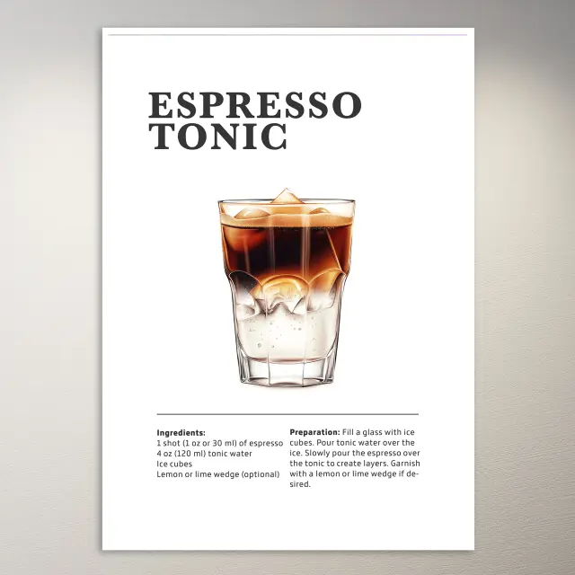 Espresso Tonic Drink-Poster