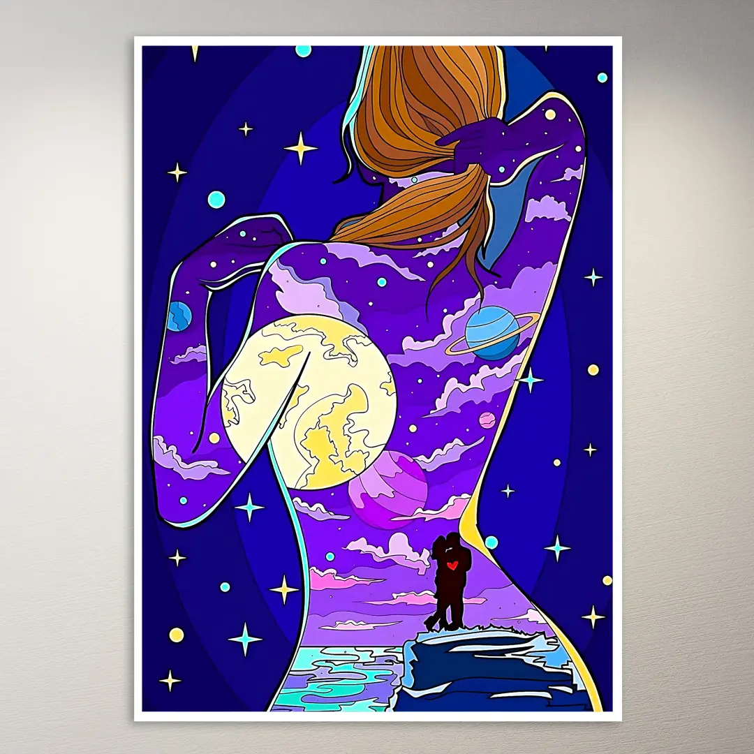 Trippy Kunst-Poster
