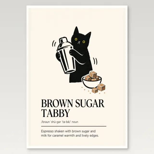 Braunzucker-Tigerkatze Poster
