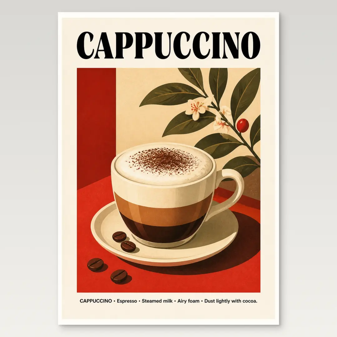 Cappuccino-Poster