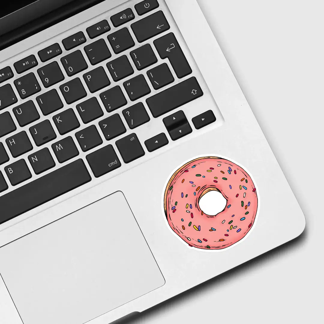 Pastell-Donut Sticker