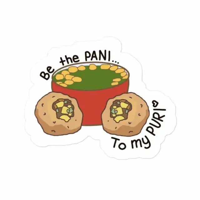 ملصق كن الـ Pani لـ Puri خاصتي
