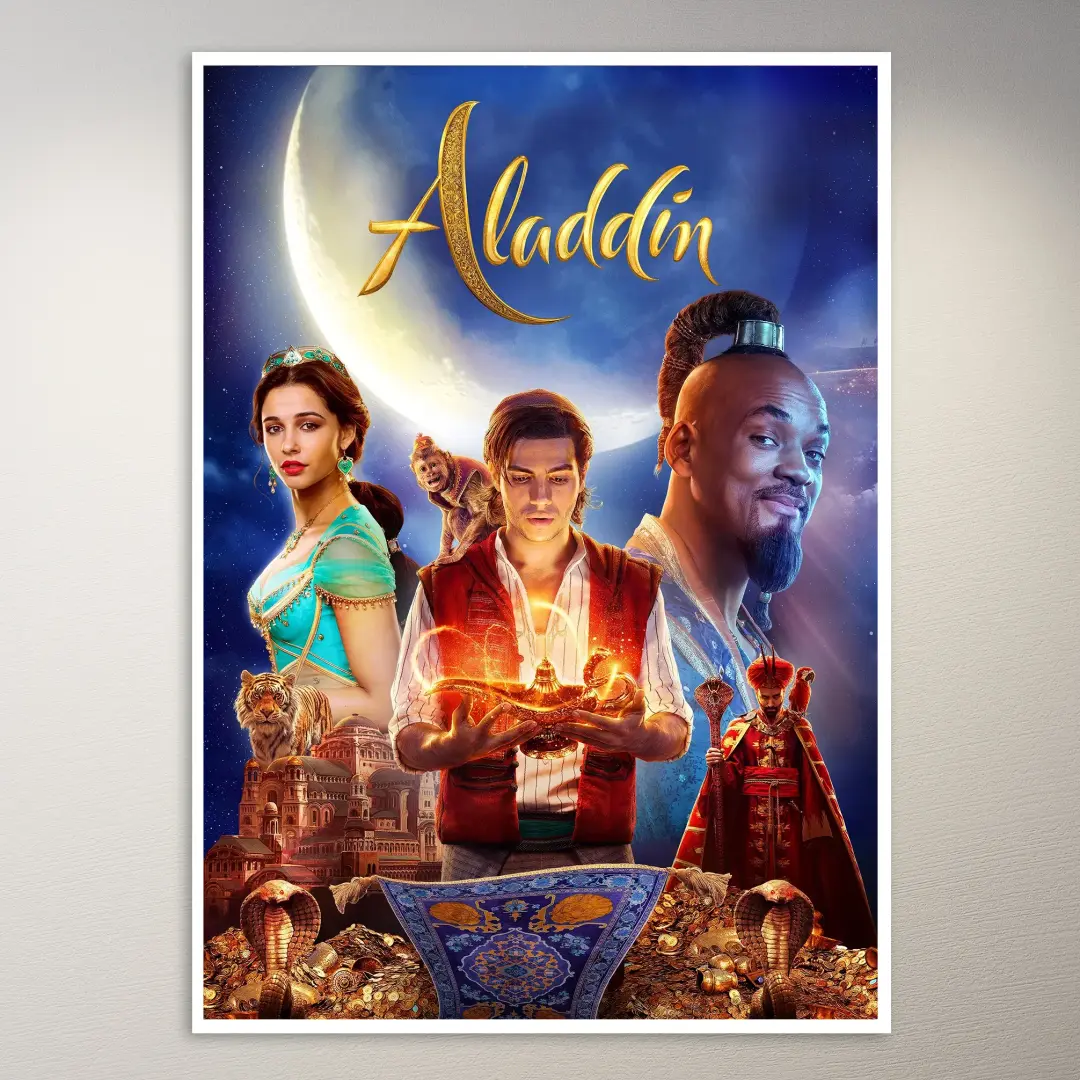 ملصق فني لفيلم Aladdin