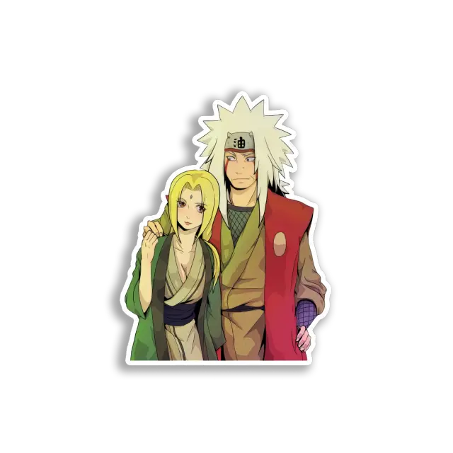 ملصق Jiraiya و Tsunade