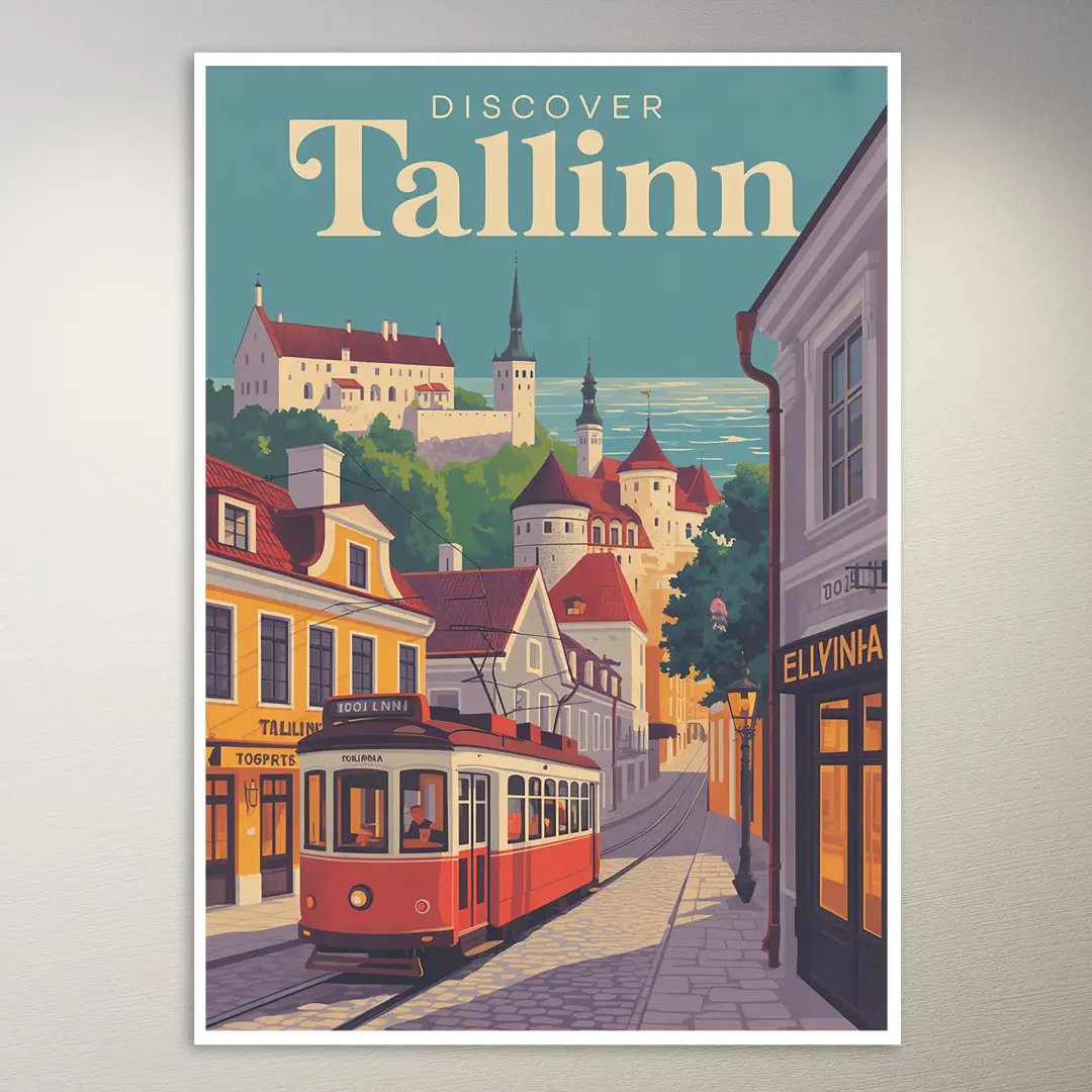 Tallinn Reiseposter