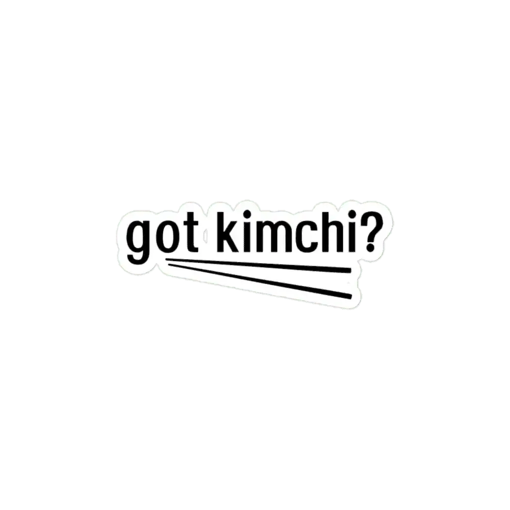 Got Kimchi (Essstäbchen) Sticker