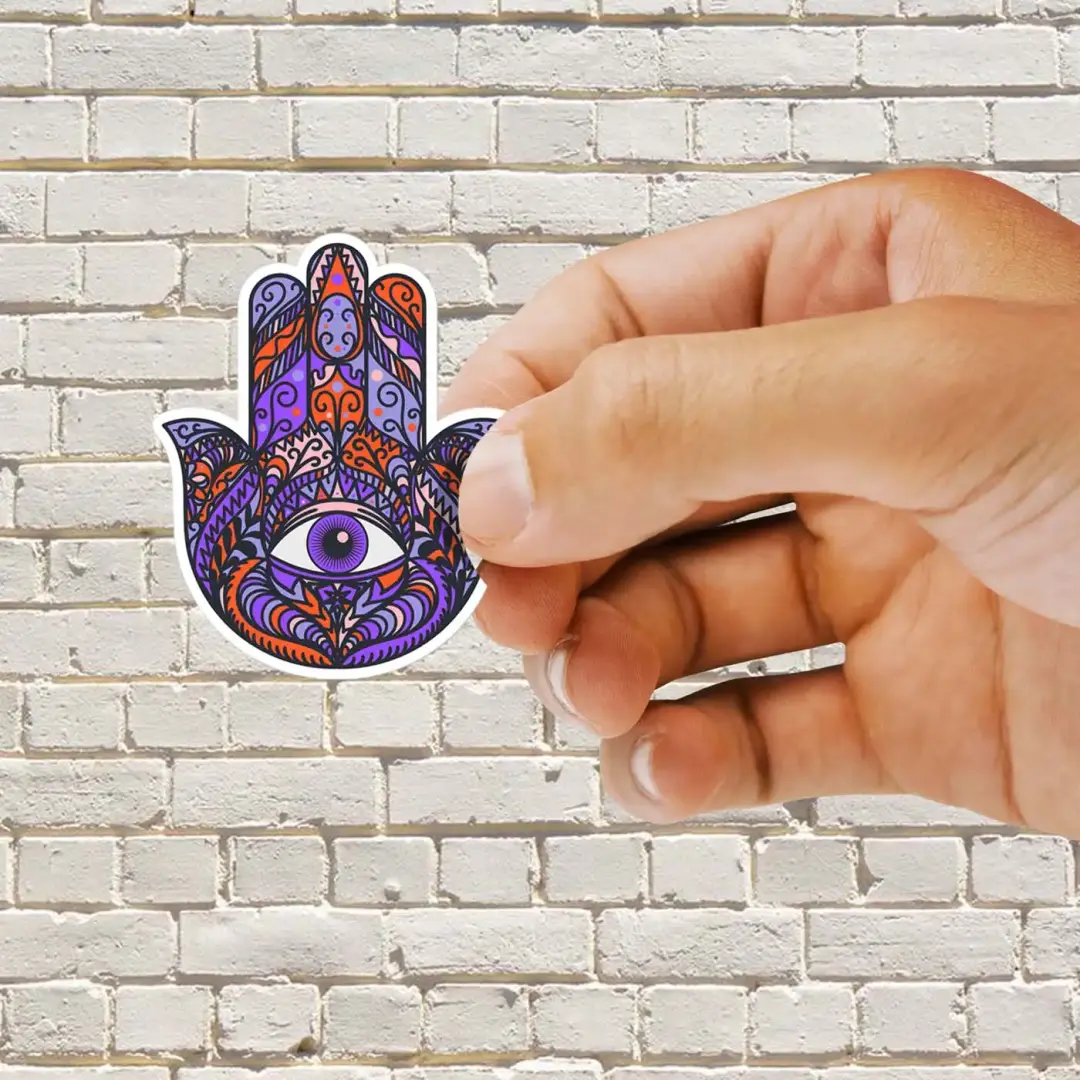 Psychedelic Hand Sticker