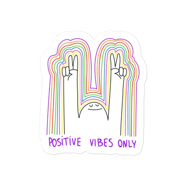 Nur positive Vibes Sticker