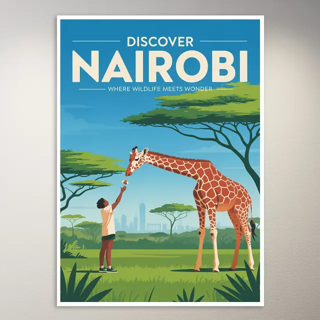 Nairobi Travel Poster