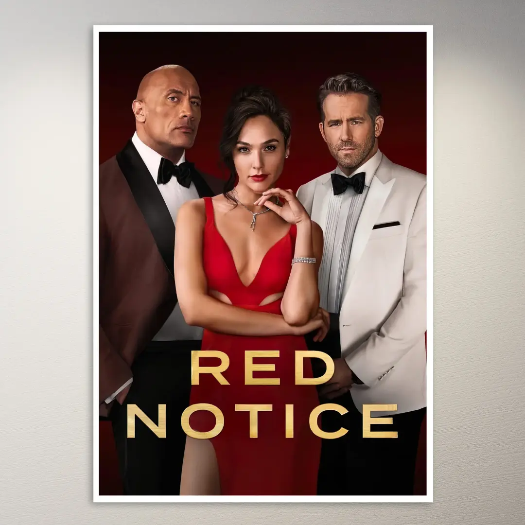 ملصق فني Red Notice