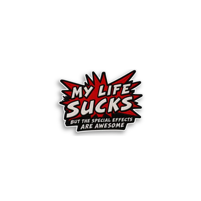 My Life Sucks Patch Sticker