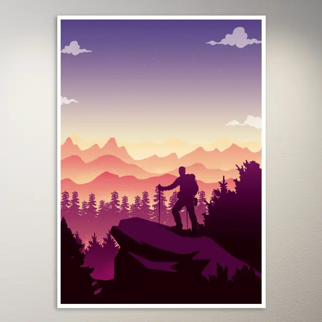 Random Aesthetics Wall Poster