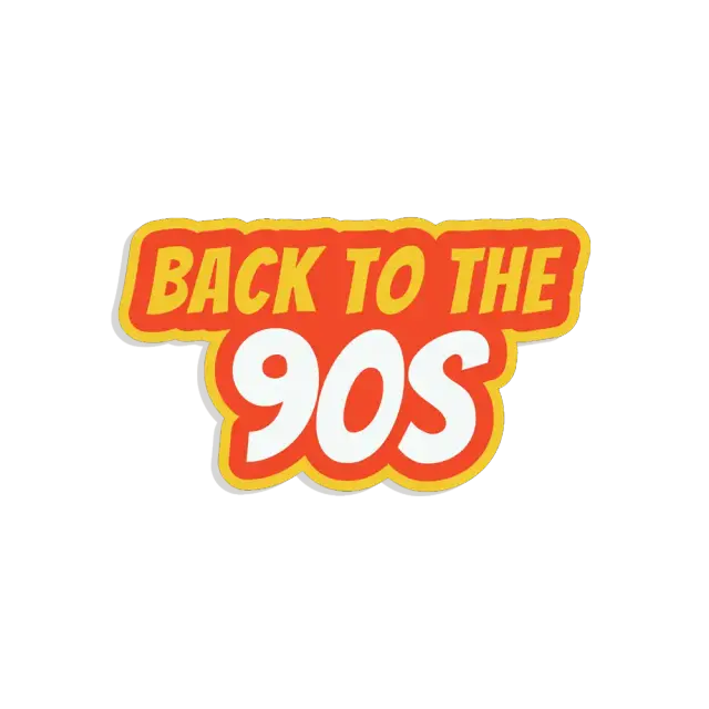 Zurück in die 90er Sticker