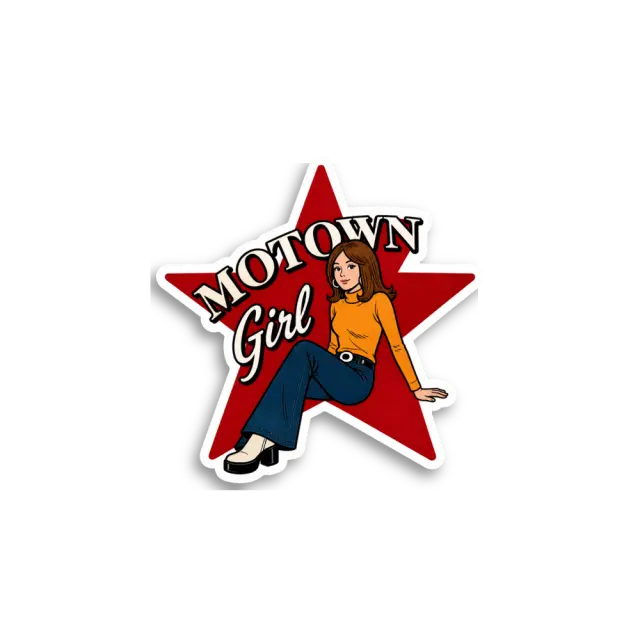 Motown-Girl Sticker