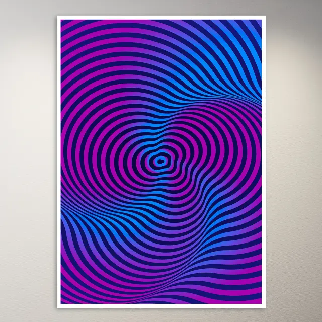 Trippy Kunst-Poster